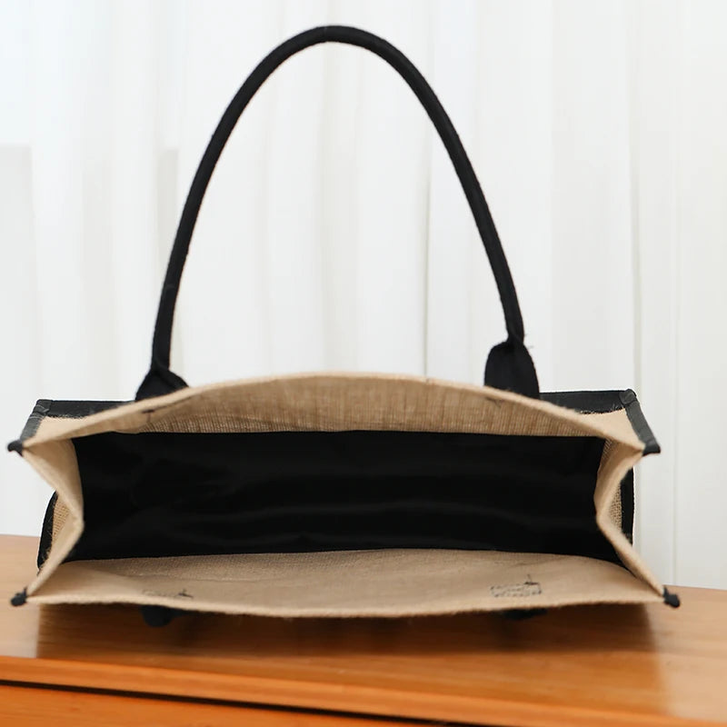 Sac à main en toile pour femmes, sac à main de poche de grande capacité pour hommes et femmes