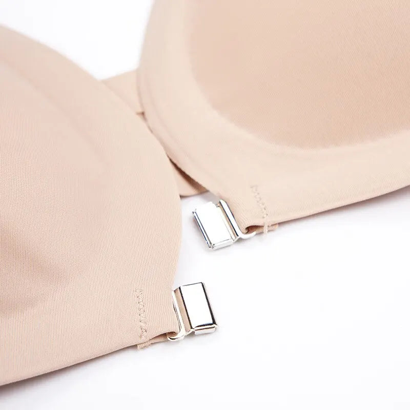Soutien-gorge Camisoles, sous-vêtements noir S M L simple boutonnage avant rassembler col en V décontracté doux confortable