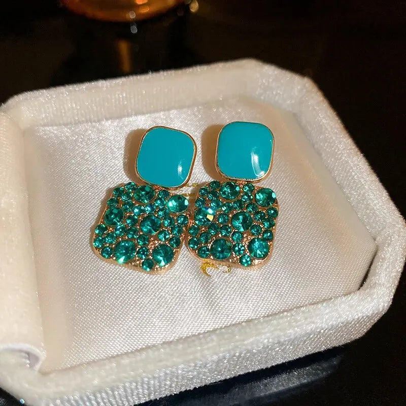 Boucles d'oreilles en forme de cœur rose pour femmes, 2 pièces, mode coréenne, Style Simple et doux, bijoux de luxe de styliste, nouvelle collection 2024