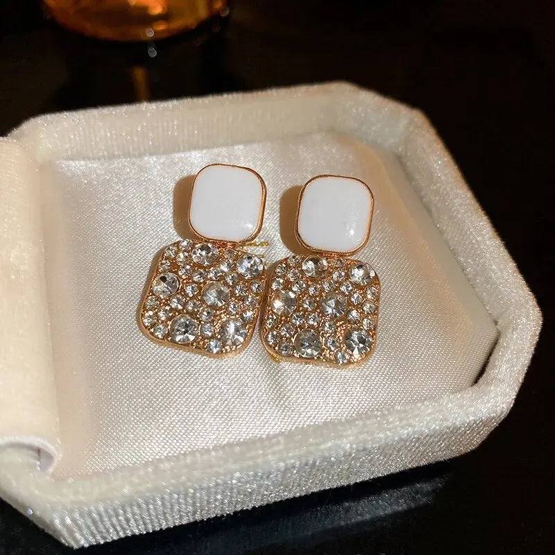 Boucles d'oreilles en forme de cœur rose pour femmes, 2 pièces, mode coréenne, Style Simple et doux, bijoux de luxe de styliste, nouvelle collection 2024