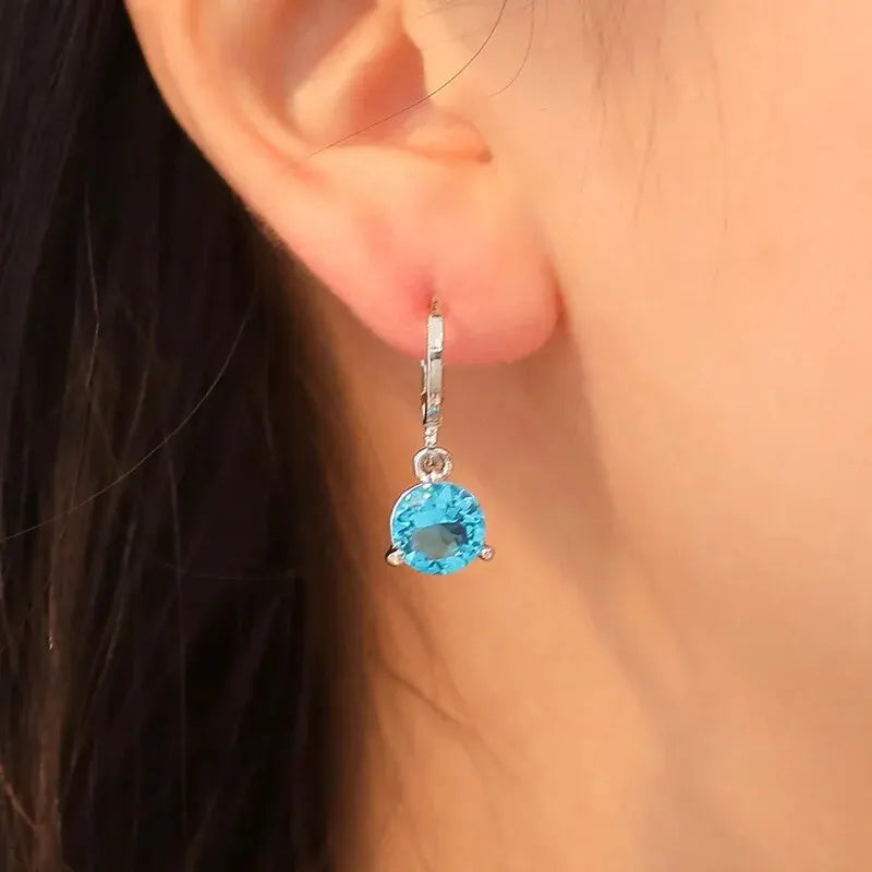 Ensembles de bijoux pour femmes, bague en Zircon, boucles d'oreilles, collier de mariage, élégant, noël, livraison gratuite