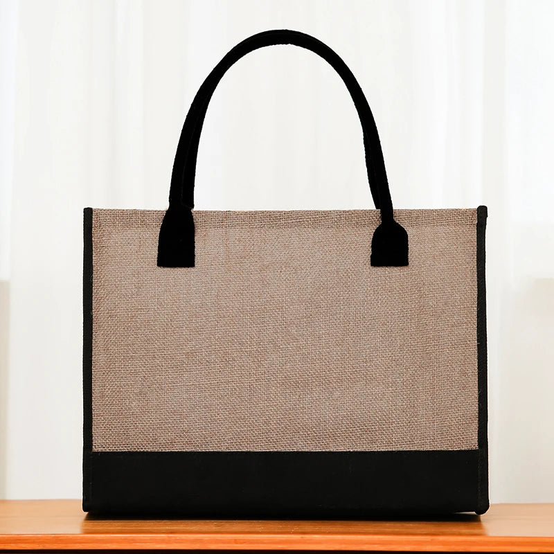 Sac à main en toile pour femmes, sac à main de poche de grande capacité pour hommes et femmes