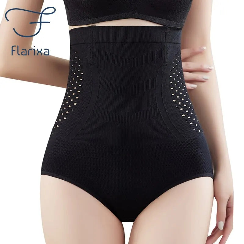 Culotte taille haute pour femmes : façonnage respirant, ventre plat, contrôle du ventre, body gainant, corset évider