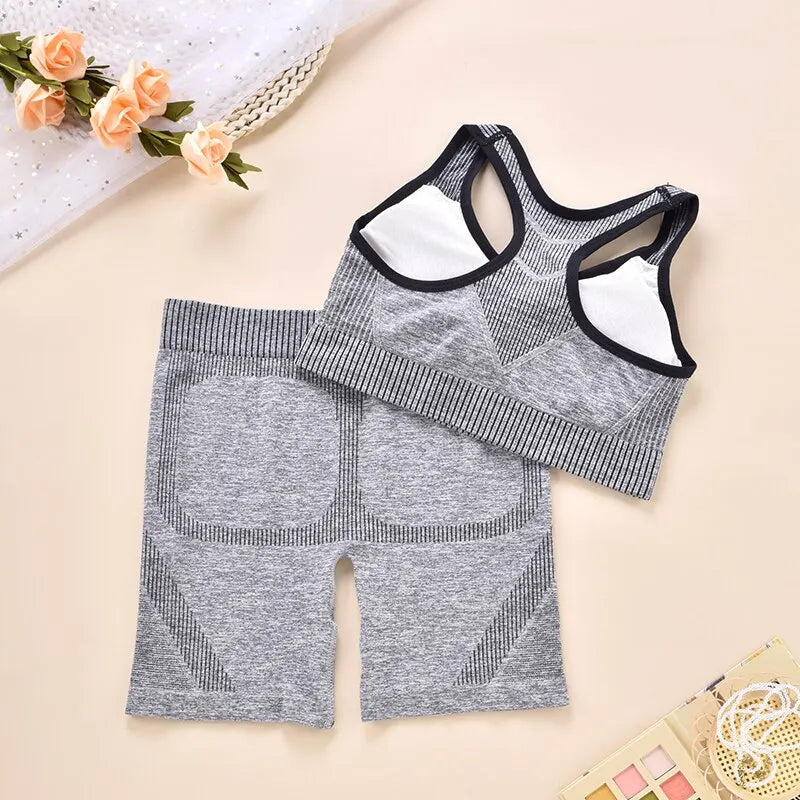 Nouveaux ensembles de soutien-gorge de sport pour femmes : Confort et liberté de mouvement dans nos ensembles de sous-vêtements de yoga sans armature en acier