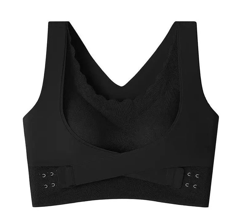 Brassière Push-Up pour le sport, une camisole qui offre un soutien optimal. Disponible en noir, tailles L, XL et 2XL. Parfait pour le fitness, cette brassière est respirante et idéale pour l'exercice, le yoga, la course ou les activités décontractées.