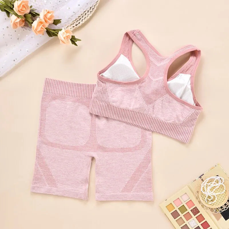 Nouveaux ensembles de soutien-gorge de sport pour femmes : Confort et liberté de mouvement dans nos ensembles de sous-vêtements de yoga sans armature en acier