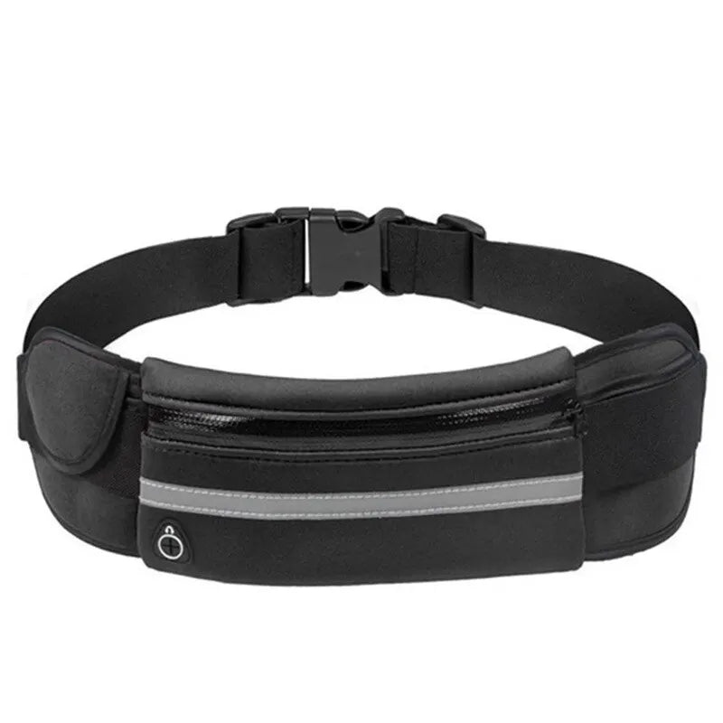 Ceinture de sport pour course à pied, poches pour hommes et femmes, randonnée en plein air, ceinture de sport extensible, poches