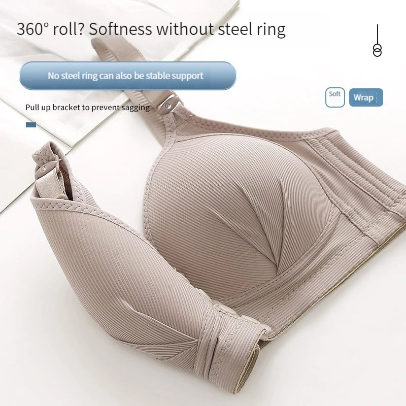 Nouveau grande taille avant bouton sous-vêtements Sexy Push Up