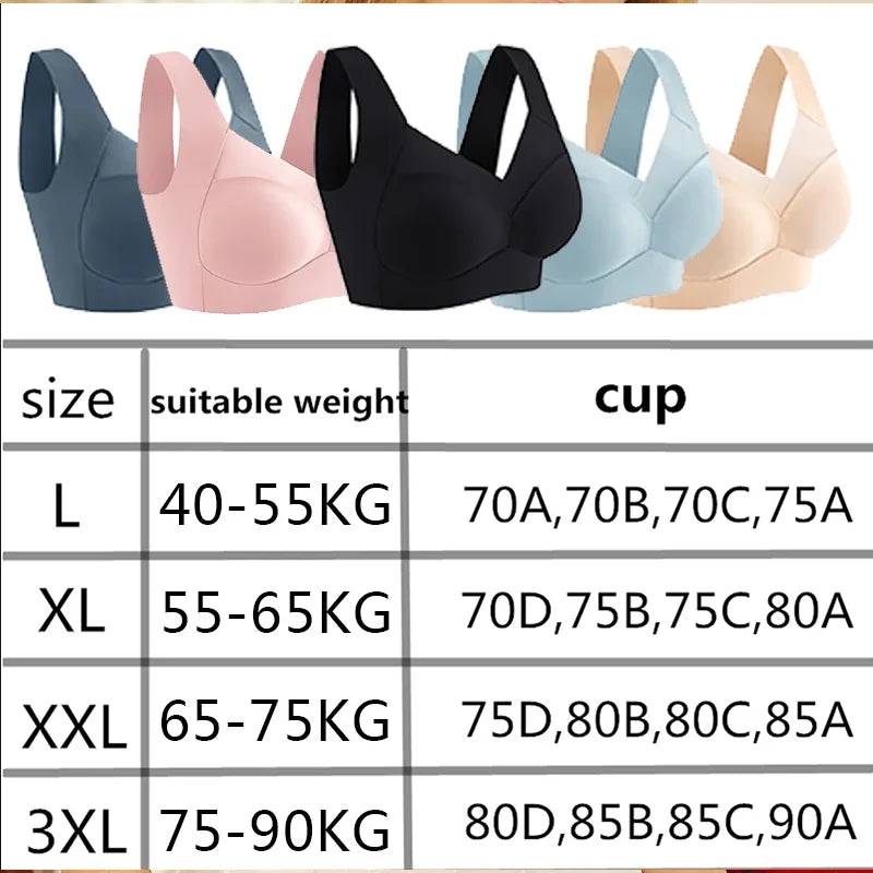 Femmes dentelle Sport soutiens-gorge grande taille sans couture soutien-gorge Bralette dos nu dame brassière gilet femme rassemble résistant aux chocs sans fil haut L-3XL