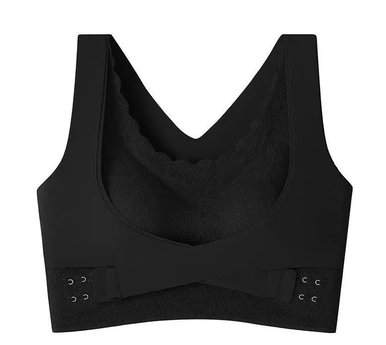 Brassière Push-Up pour le sport, une camisole qui offre un soutien optimal. Disponible en noir, tailles L, XL et 2XL. Parfait pour le fitness, cette brassière est respirante et idéale pour l'exercice, le yoga, la course ou les activités décontractées.