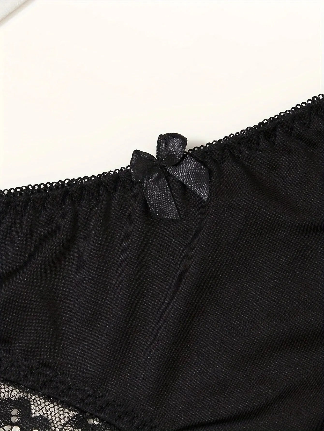 Soutien-gorge et culotte en dentelle 1 pièce, soutien-gorge push-up à boucle avant et culotte à bordure festonnée, ensemble de lingerie, lingerie et sous-vêtements pour femmes